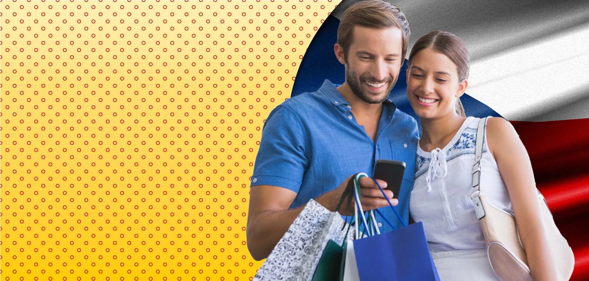 man and woman looking at mobile phone screen