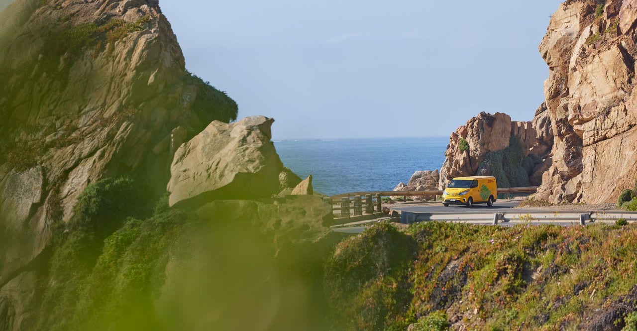 dhl express van facilitating international shipping from spain