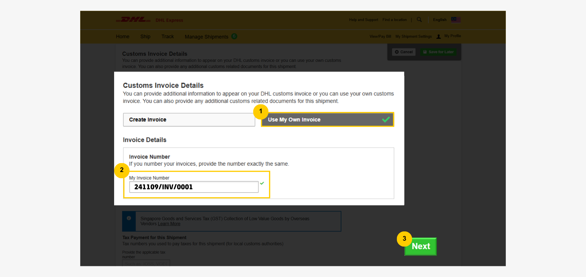 Export Guide-Package-Invoice-Own Invoice Export Guide-Package-Invoice-Own Invoice
