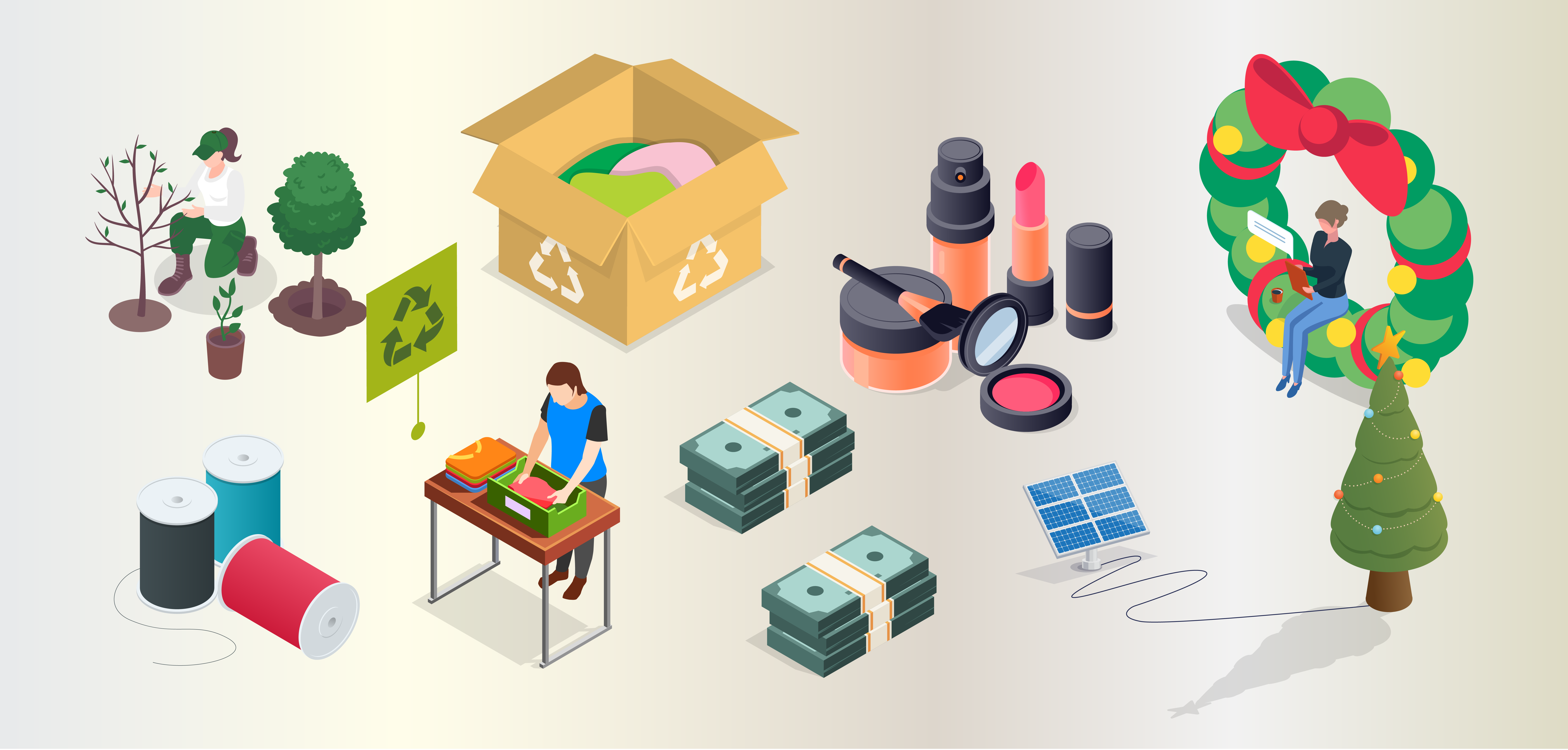graphic image shopping activities