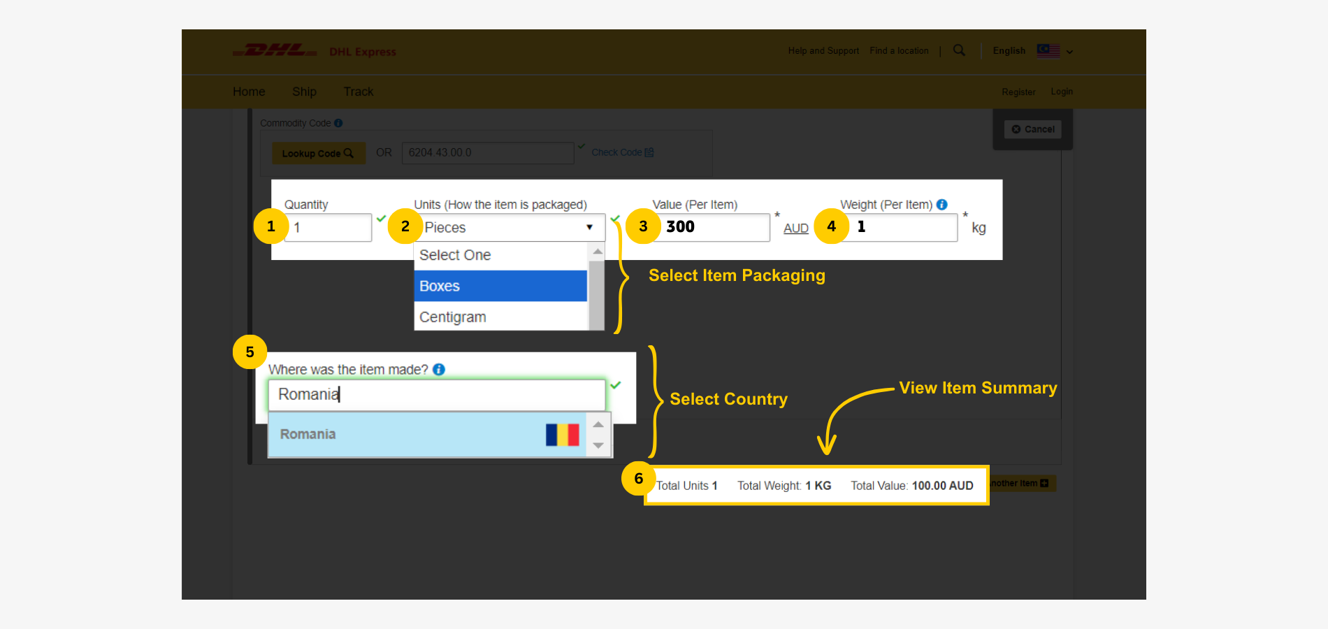 Import Shipment Item Value Weight Quantity Import Shipment Item Value Weight Quantity