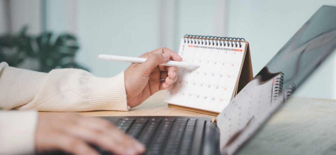 Vérification du calendrier