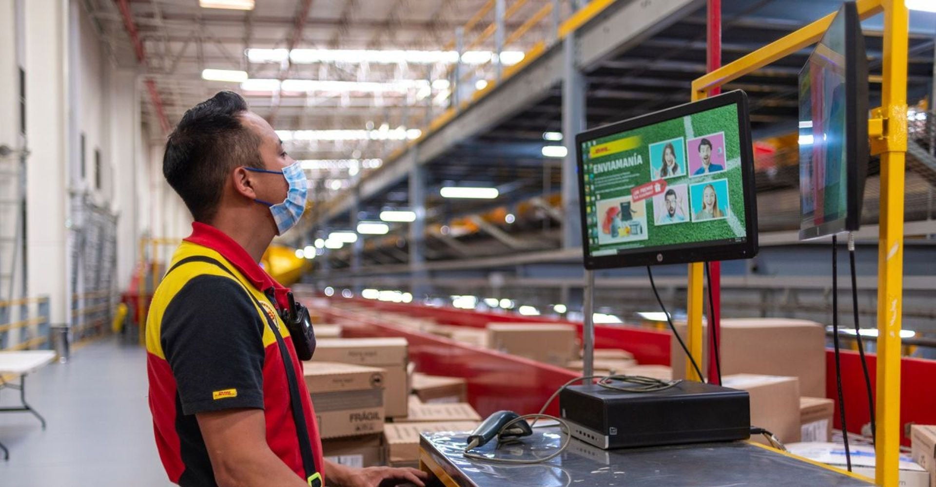 employee using ai automation tools in business setting