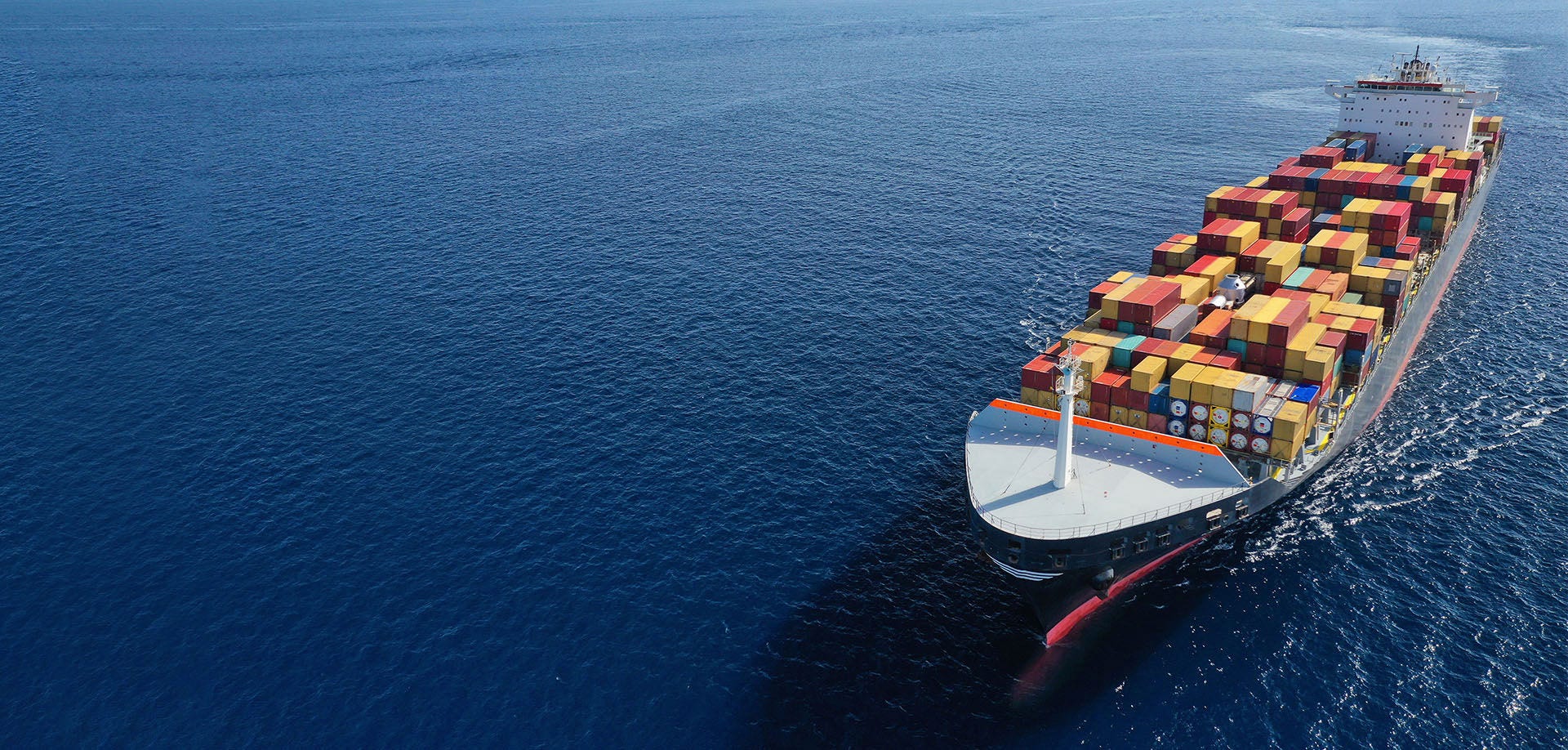 ship carrying containers