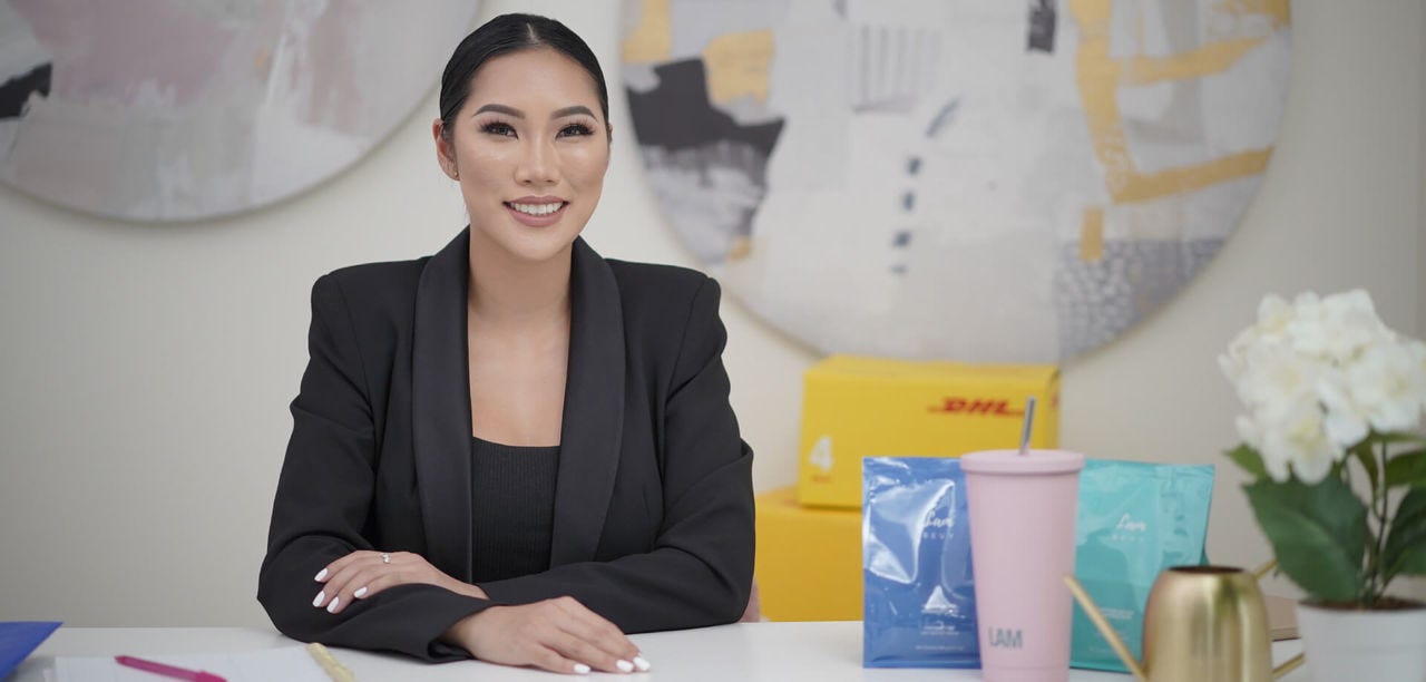 Founder of Lam Beverages, Christy, speaks on the anxiety of starting a small business - and the success of giving it your all. 