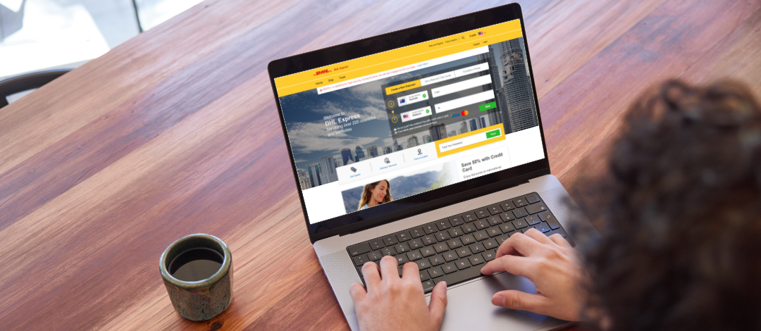 MyDHL+ Import Shipment Creation Page