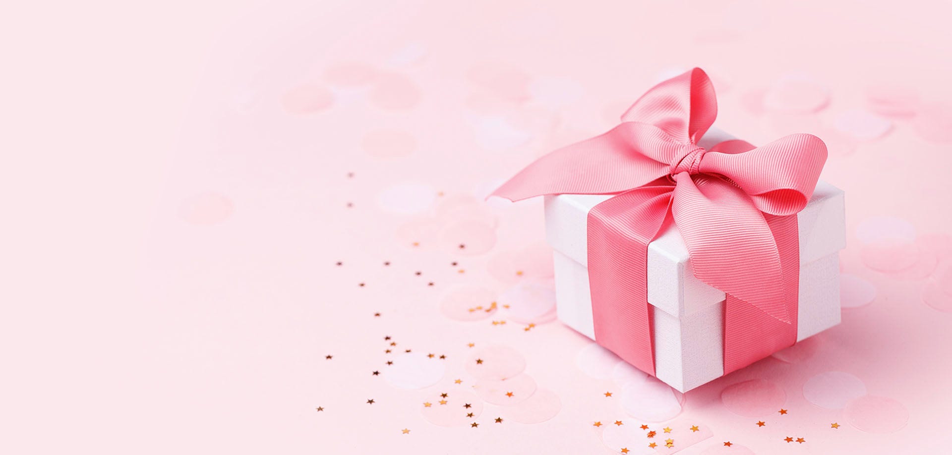 pink gift box