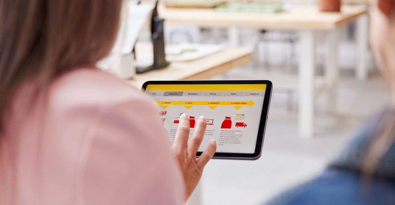 business owner managing her shipments through mygts