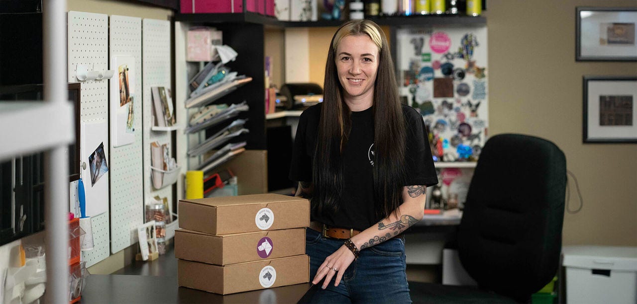 Lauren van Keulen parle de faire le saut vers la création d'une petite entreprise, malgré la crainte. 