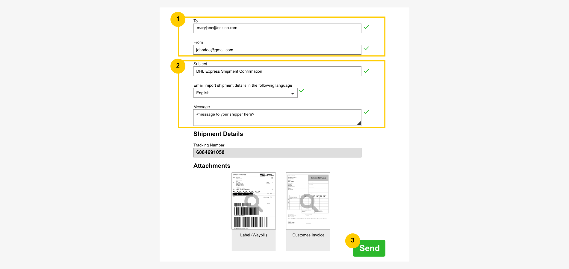Export Guide-Schedule Shipment Info Sharing
