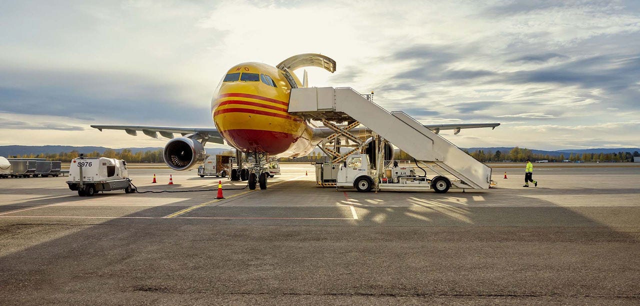 DHL aeroplane