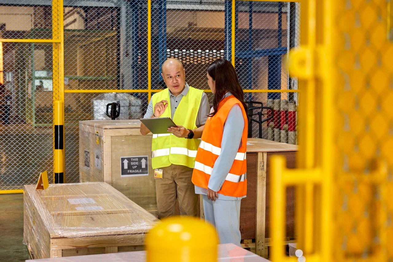 import clearance in dhl warehouse
