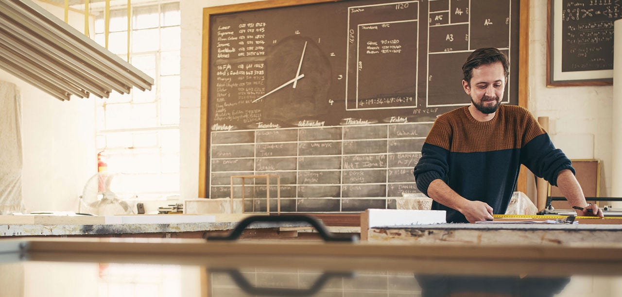 man in a workshop