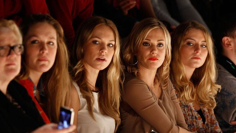 australian fashion designers looking at the runway in fashion week