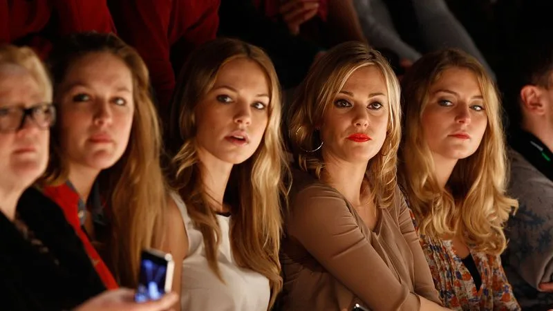 australian fashion designers looking at the runway in fashion week