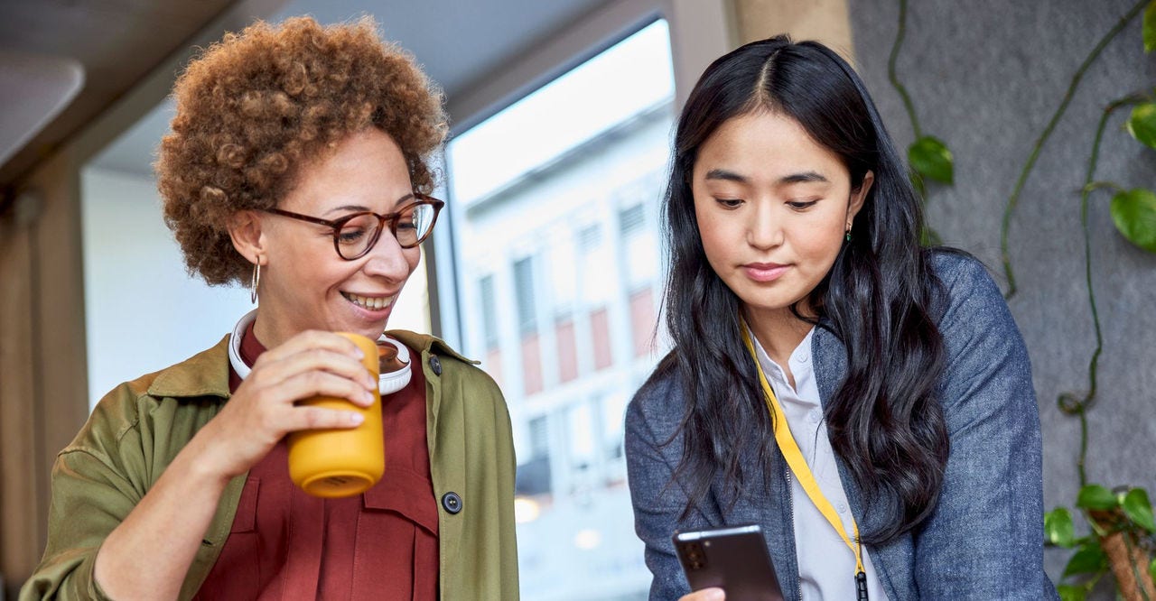 two female business owners discussing shipping goods from thailand to europe