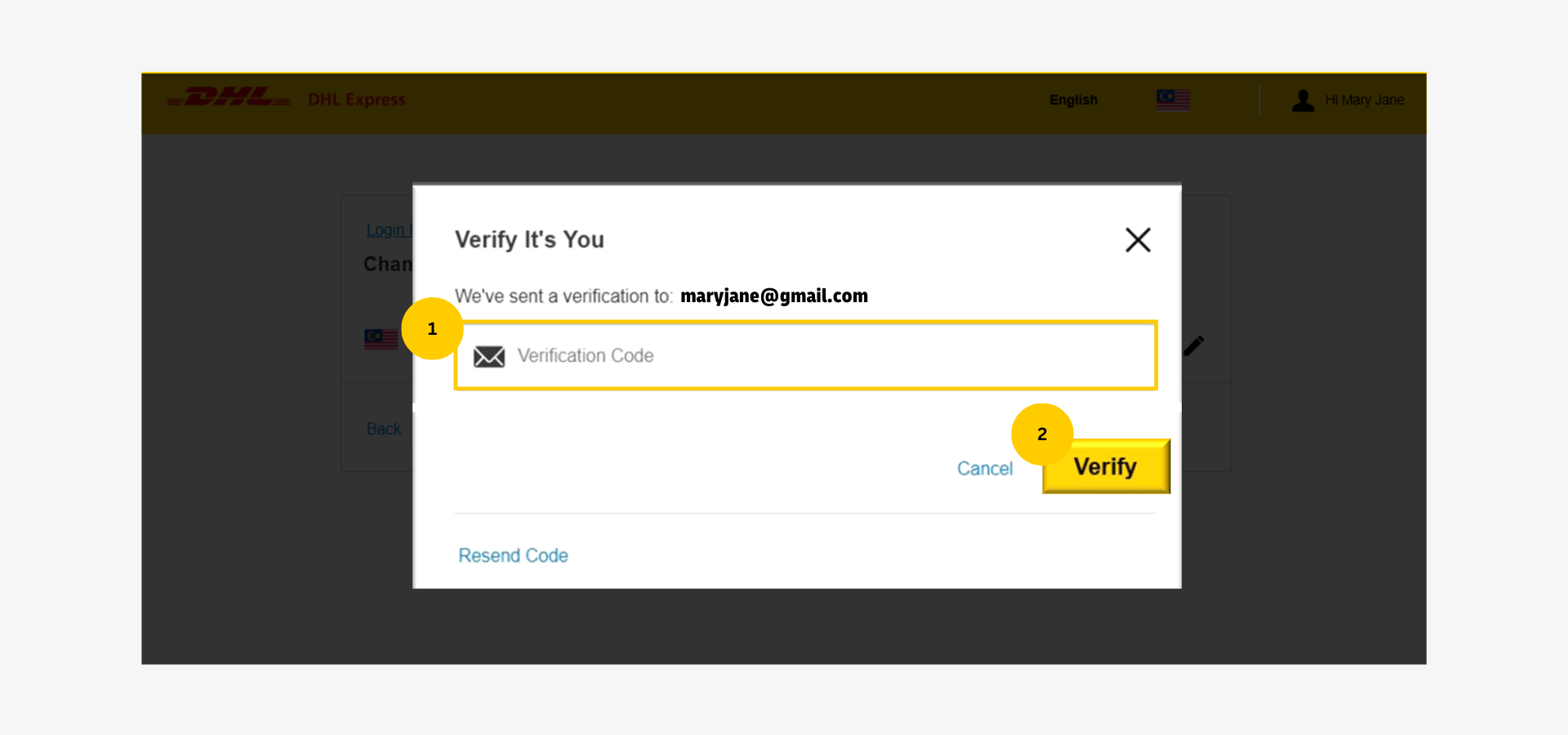 Step by Step: Mobile Number Verification - Mobile Verification-Enter Verification Code Step by Step: Mobile Number Verification - Mobile Verification-Enter Verification Code