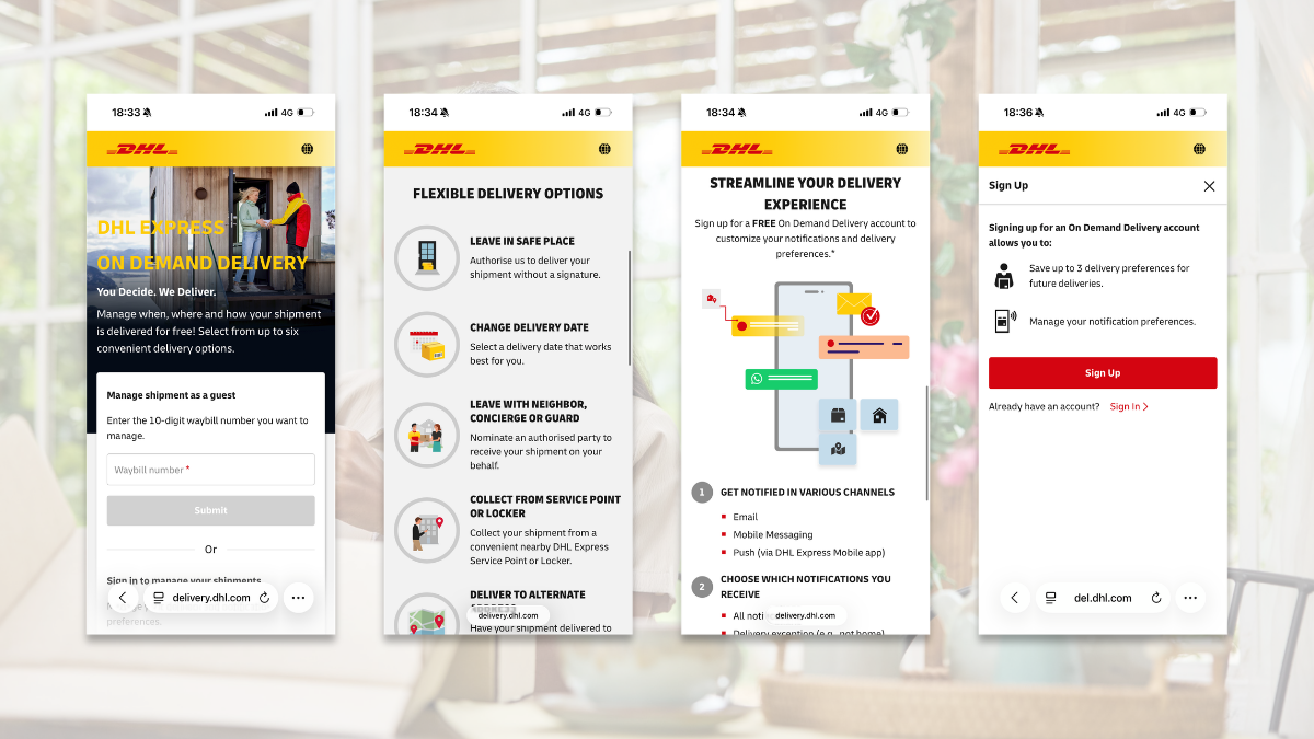 dhl on demand delivery description