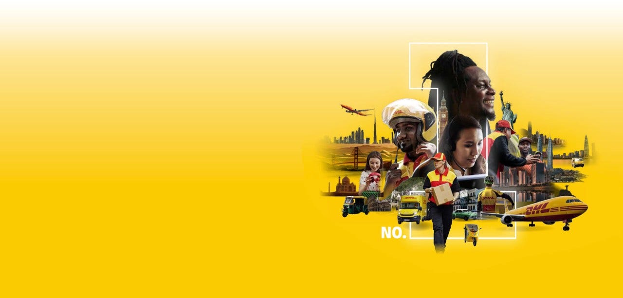 graphic of DHL Great Place to work
