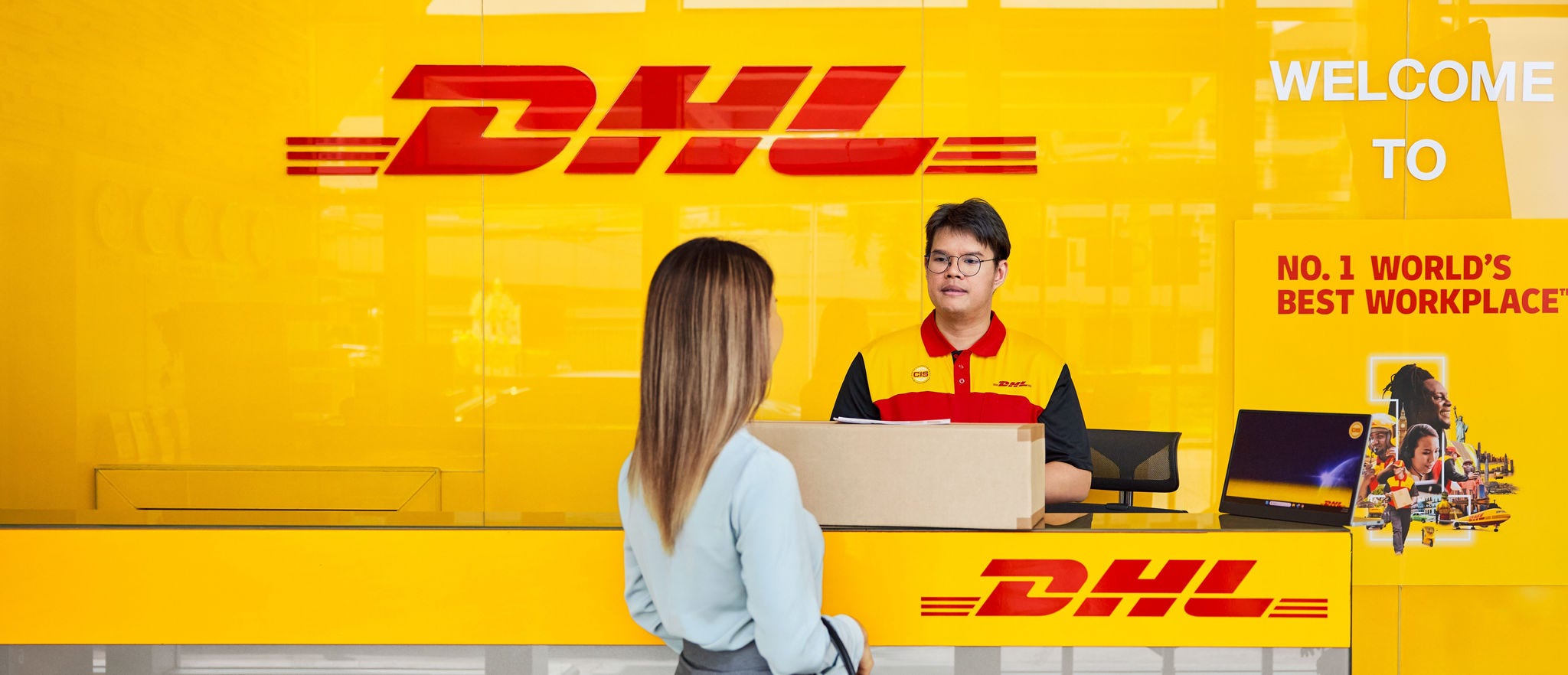 Ship at DHL Express Service Point