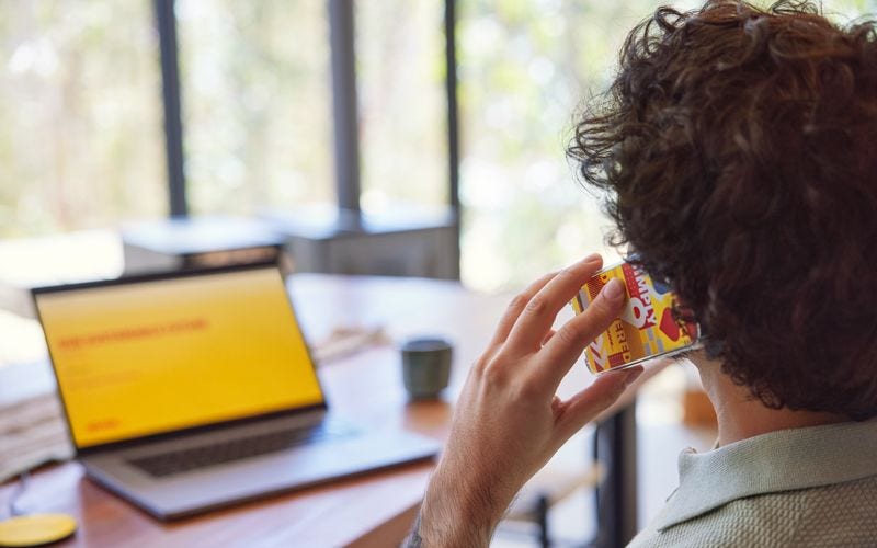 business owner using DHL’s e-commerce integration platform