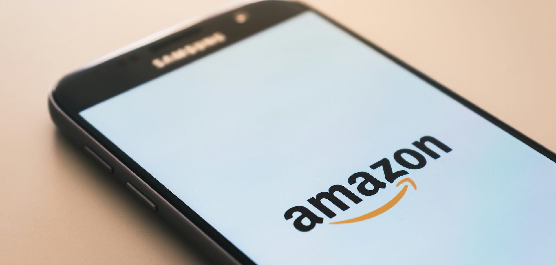 Amazon app on a mobile phone
