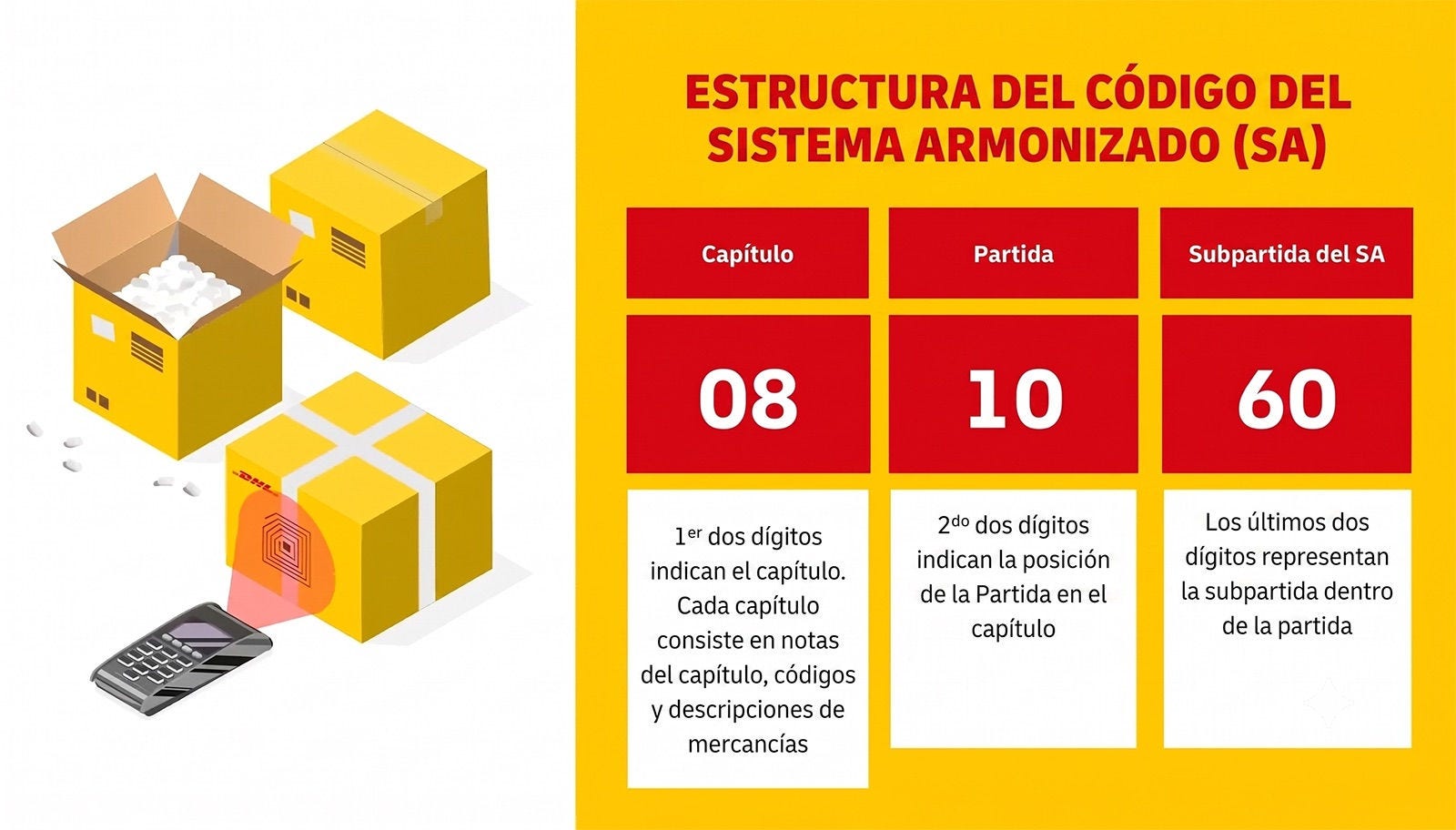 estructura hs code