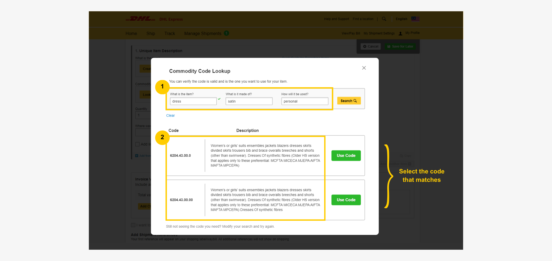 Import Shipment Commodity Code Finder Import Shipment Commodity Code Finder