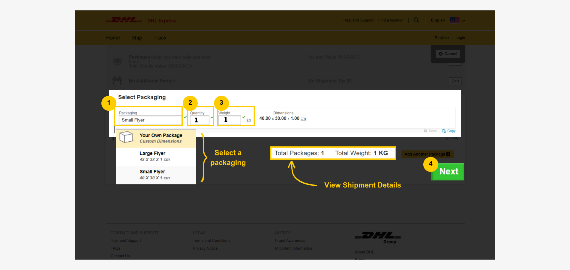 Import Shipment Packaging-Own Package Import Shipment Packaging-Own Package
