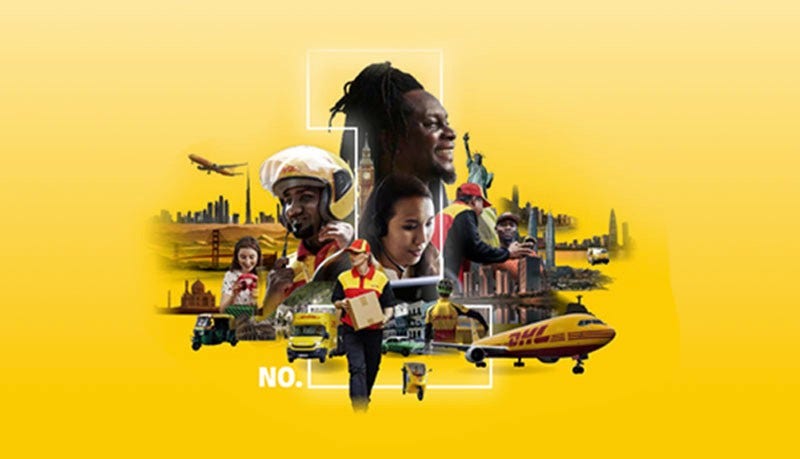 graphic of DHL Great Place to work