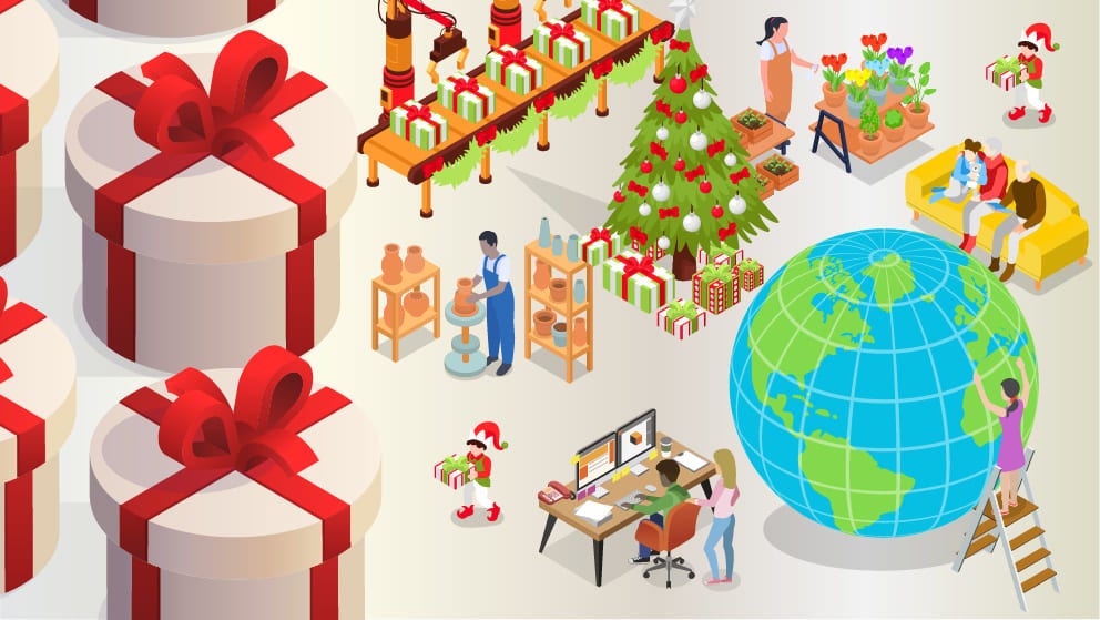 Grafický obraz darčekov