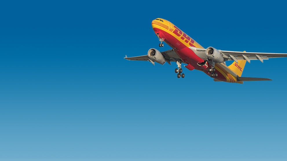 DHL aeroplane