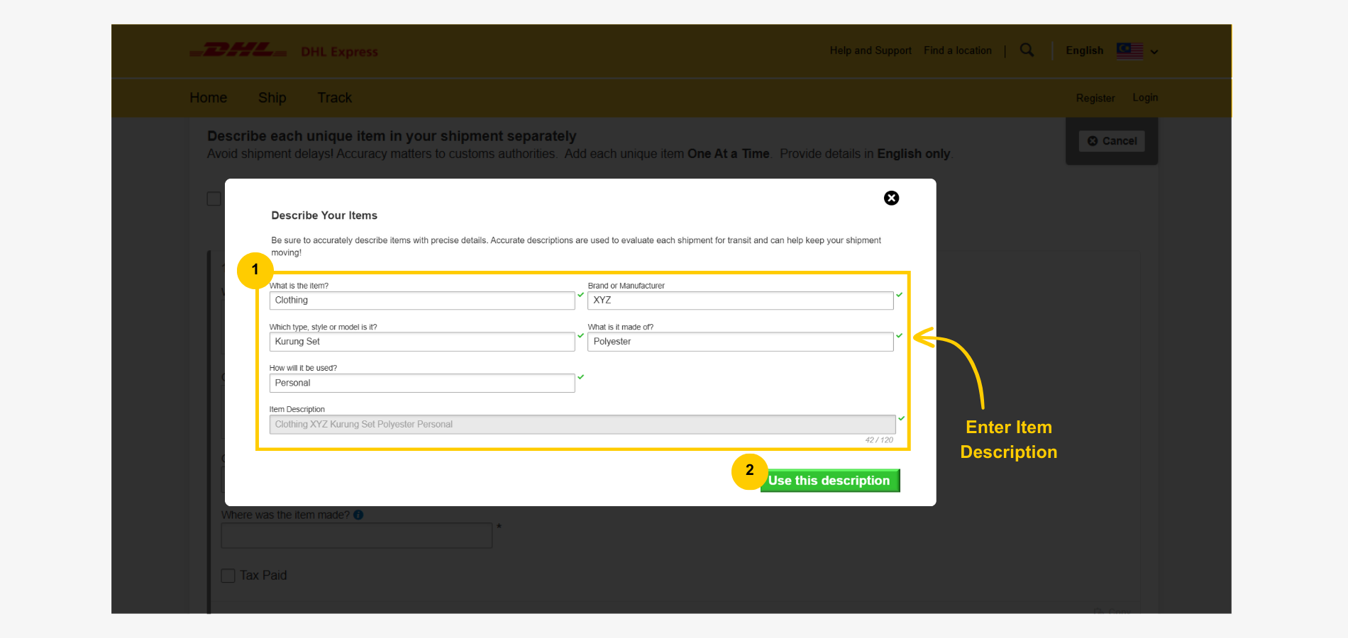 Export Guide-Package-Package-Description-Prompts-Info Export Guide-Package-Package-Description-Prompts-Info
