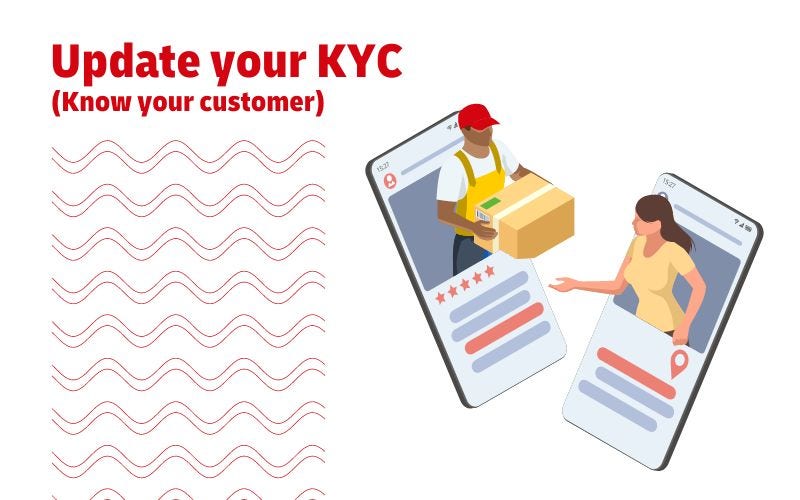 grafický obrázek muže předávajícího balíček ženě