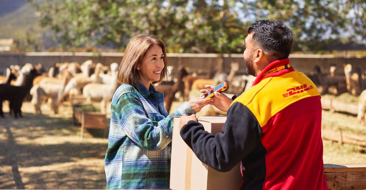 a dhl courier providing secure shipping for preventing package theft in Indonesia