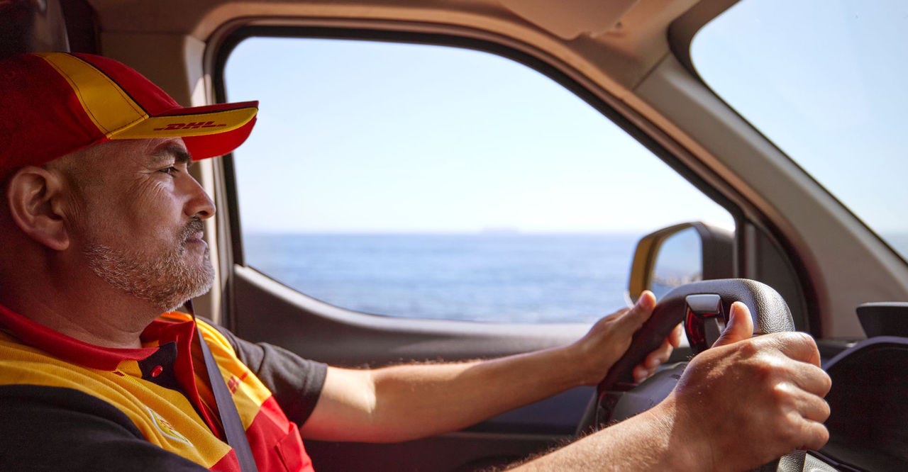 dhl express employee moving export internationally from thailand