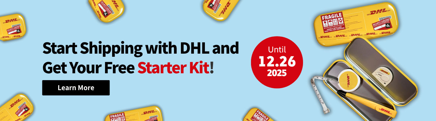 Get a free starter kit with every shipment