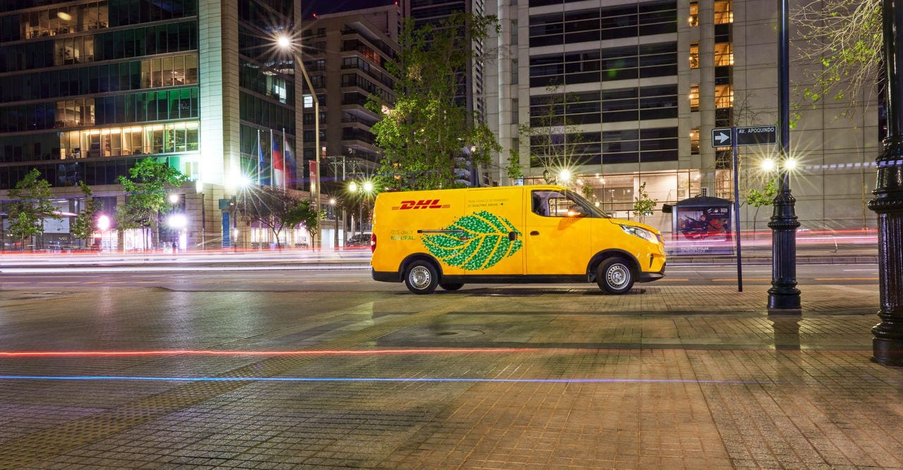 dhl express van exporting dried mangoes