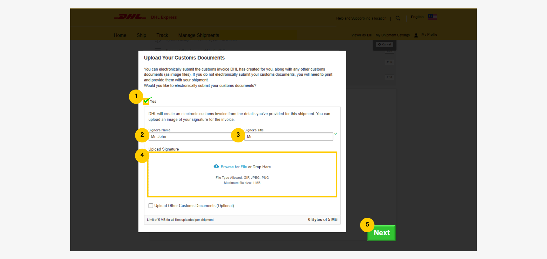 Step by Step: Create Label Free - check electronic submission for label free dhl Step by Step: Create Label Free - check electronic submission for label free dhl
