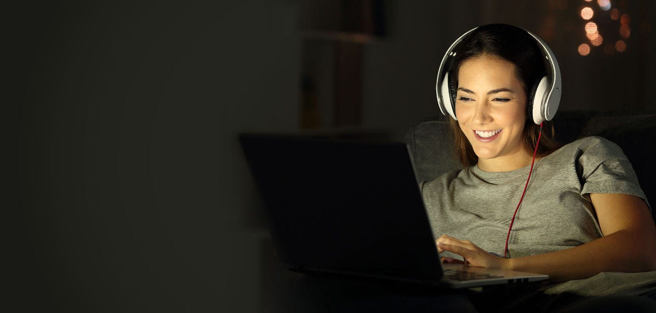 woman on laptop
