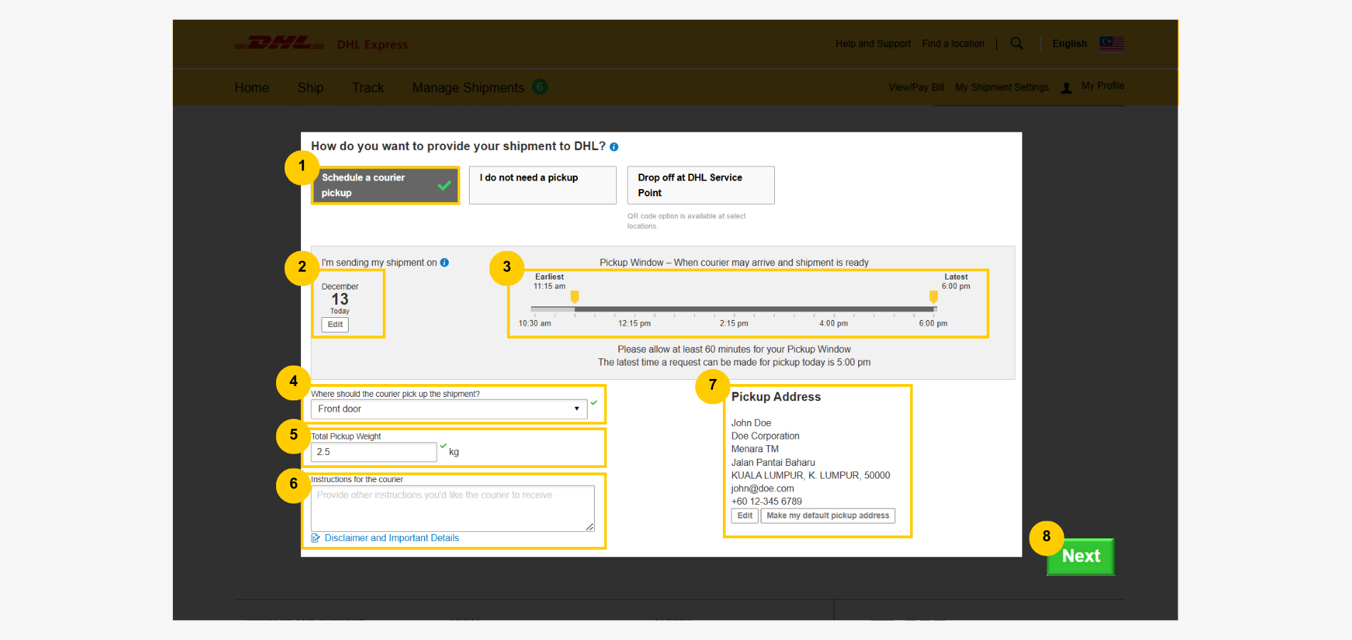 Step by Step: Create Export Shipment - Export Guide-Shipment-Handover Options-Pickup-Label-free Step by Step: Create Export Shipment - Export Guide-Shipment-Handover Options-Pickup-Label-free