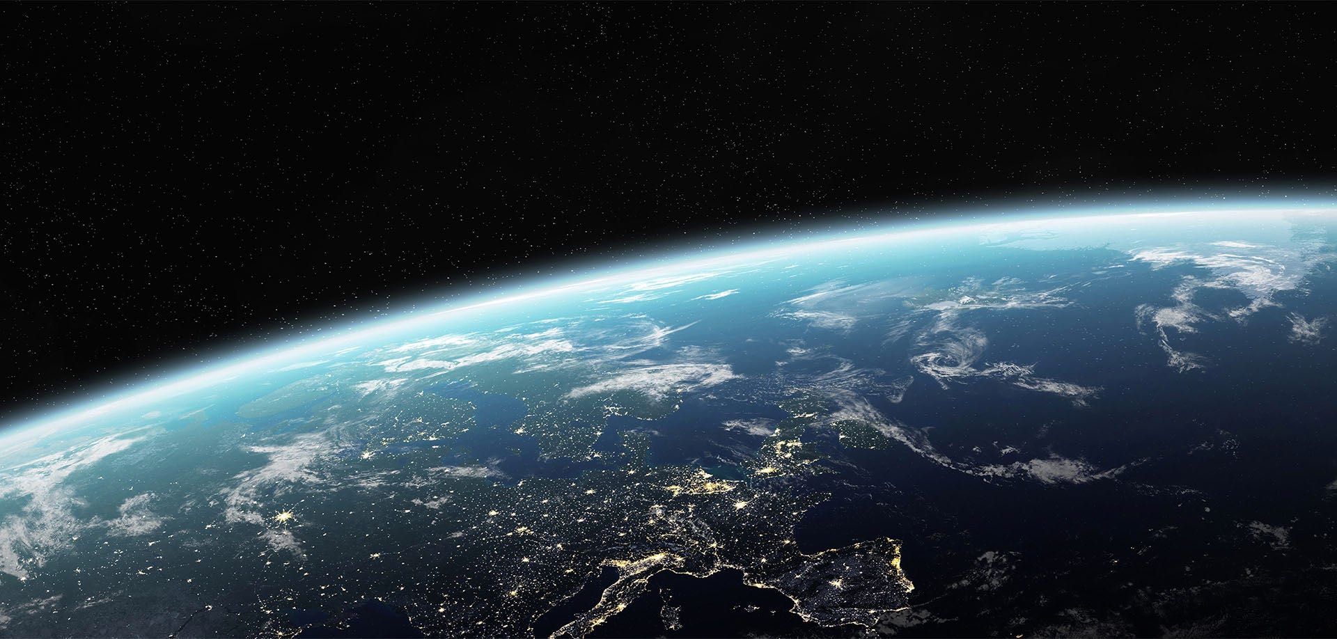 view of earth from space