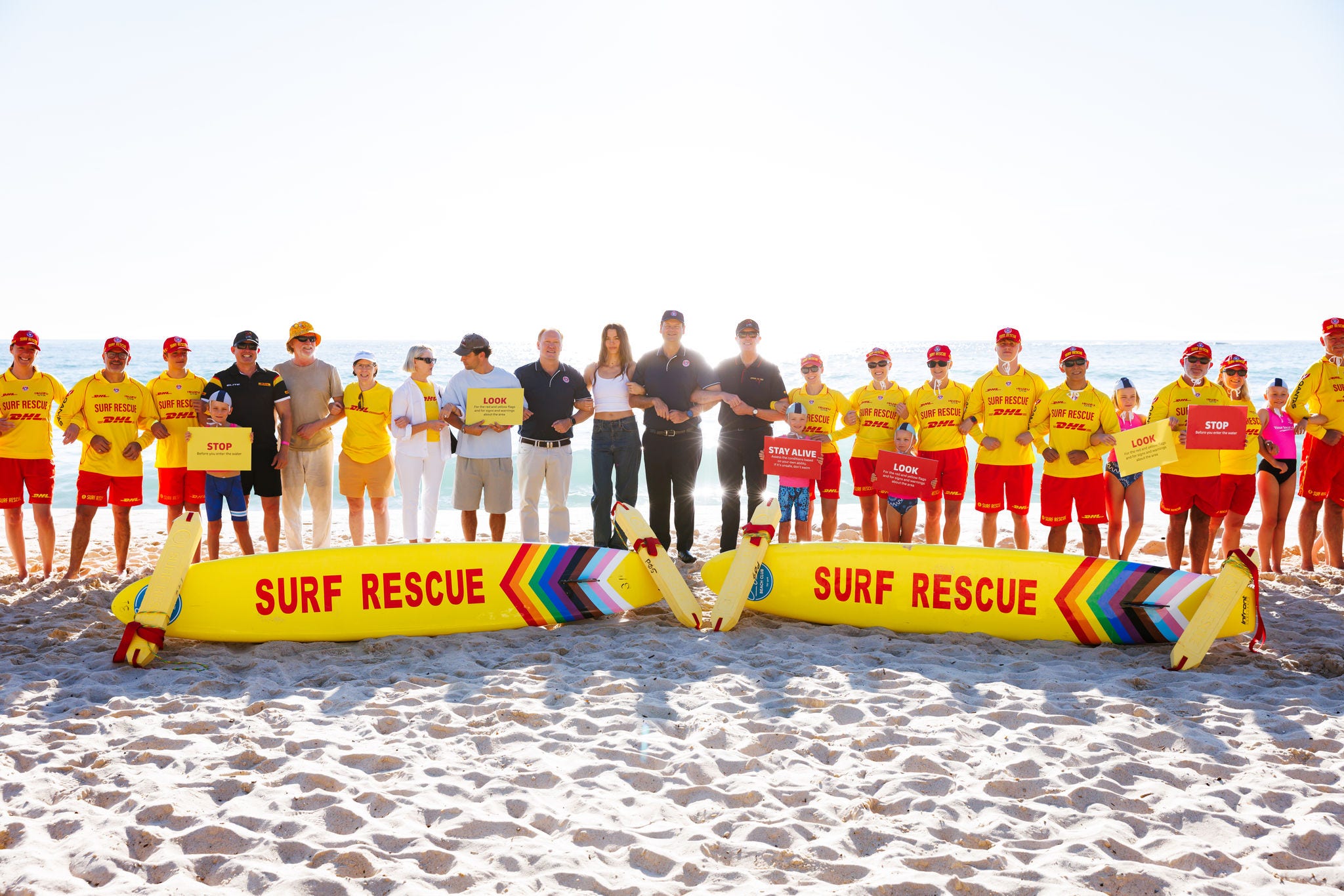 DHL Express employees joining SLSA for the Summer Sessions