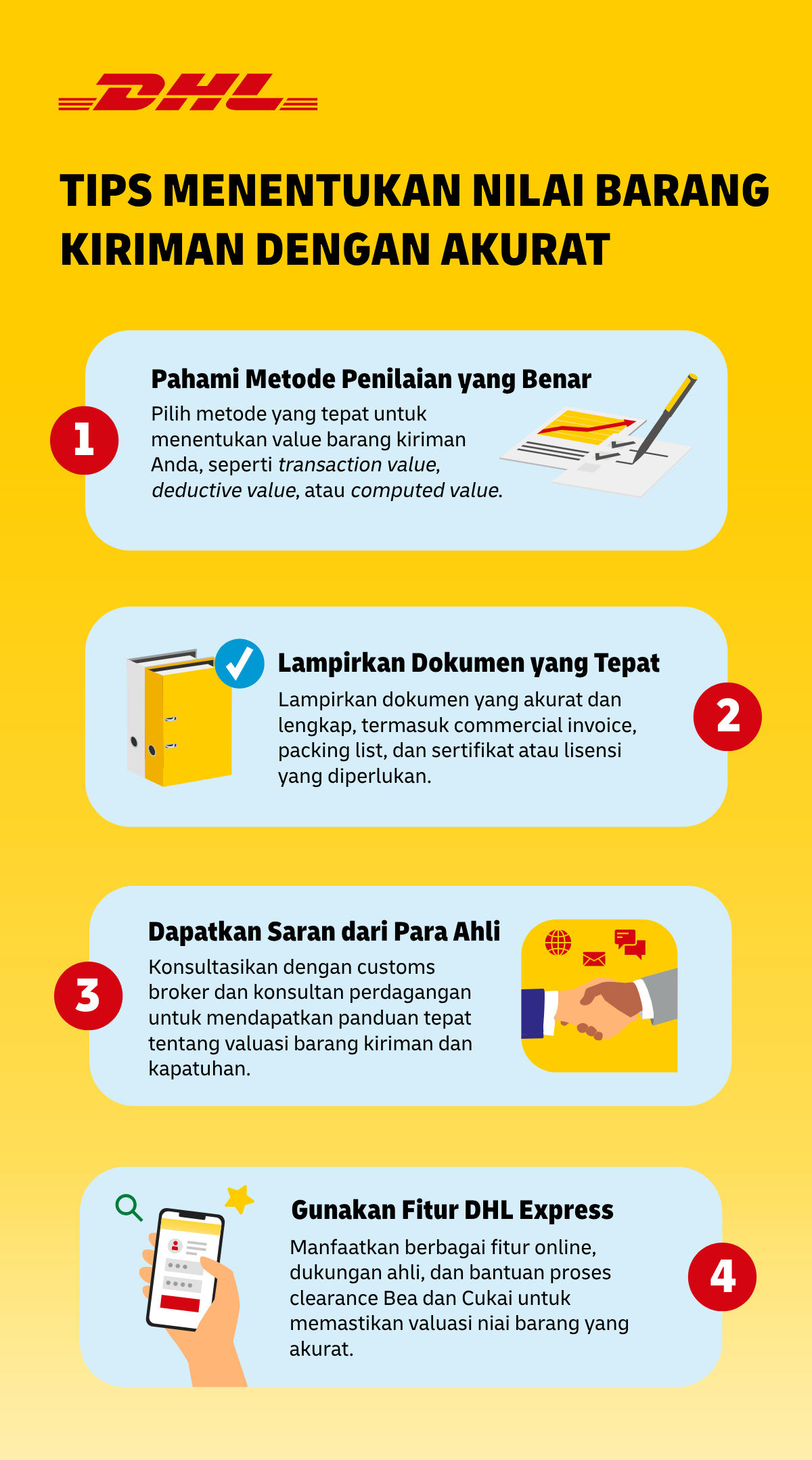 Tips menentukan nilai barang kiriman dengan akurat