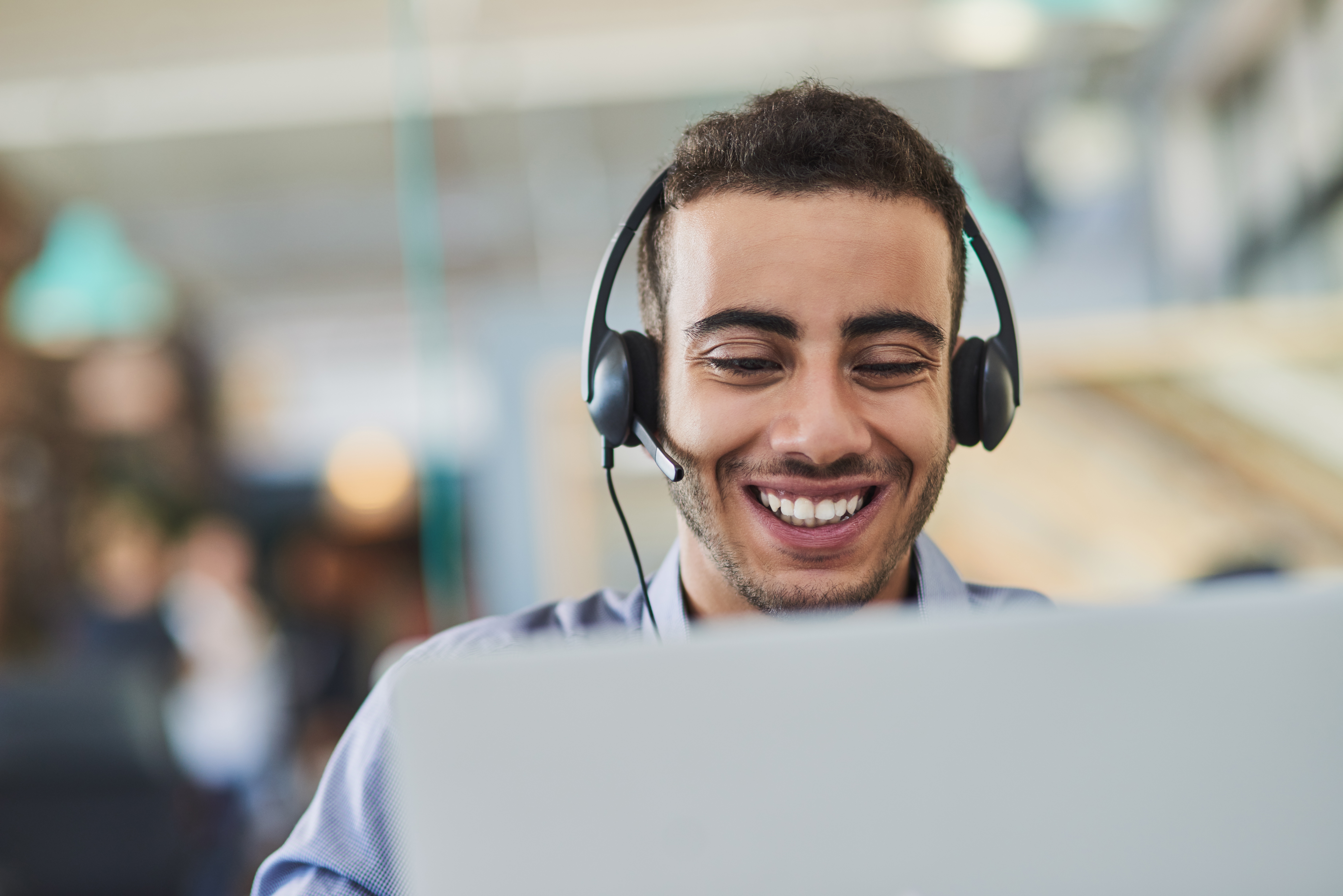 man in headset