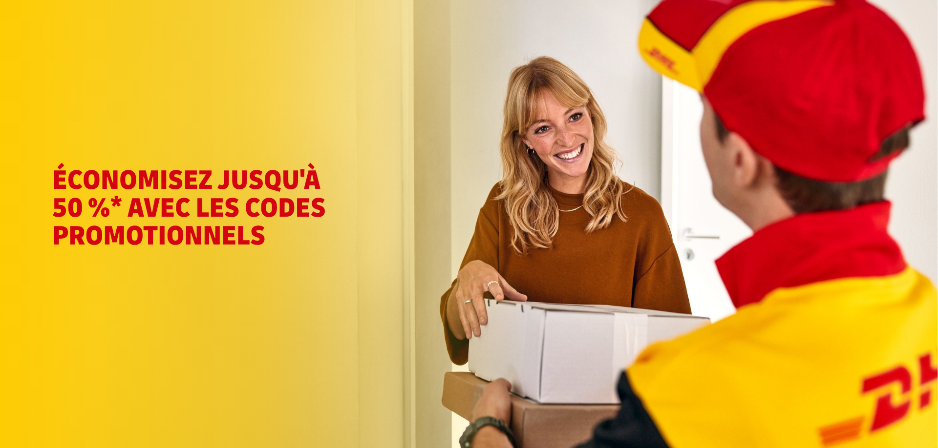 Économies supplémentaires avec le code promo DHL