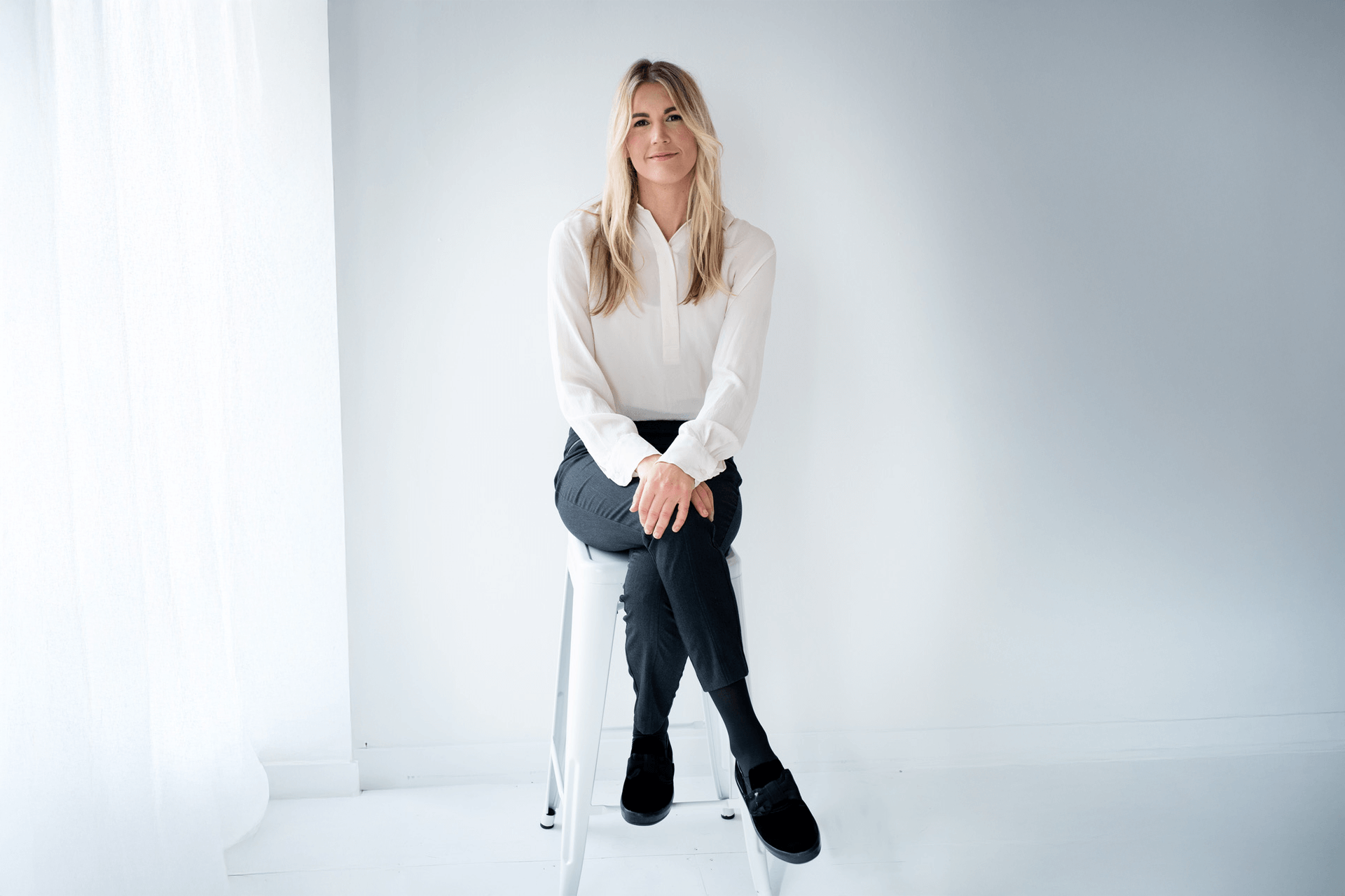 Emily O'Brien, the founder of Comeback Snacks