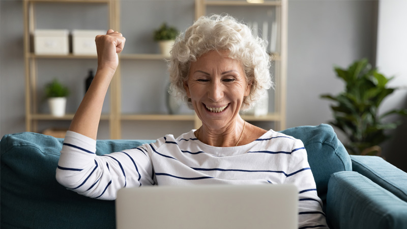 Older generation discover perks of online for the first time