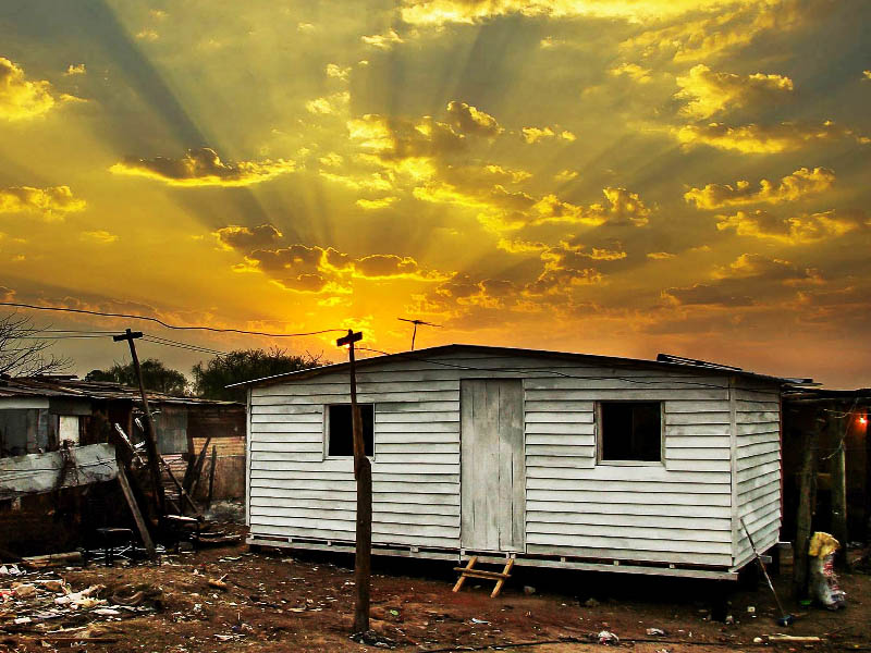 slum building