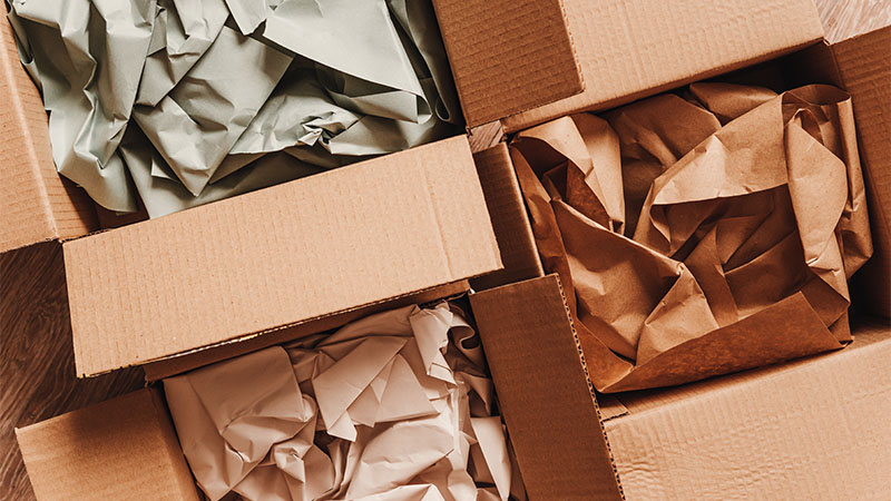 brown packaging